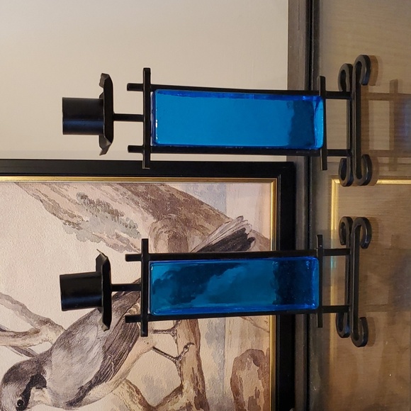 Vintage Other - VTG 1960s Swedish Mid Century Brutalist Bo Svensk wrought iron Candleholder